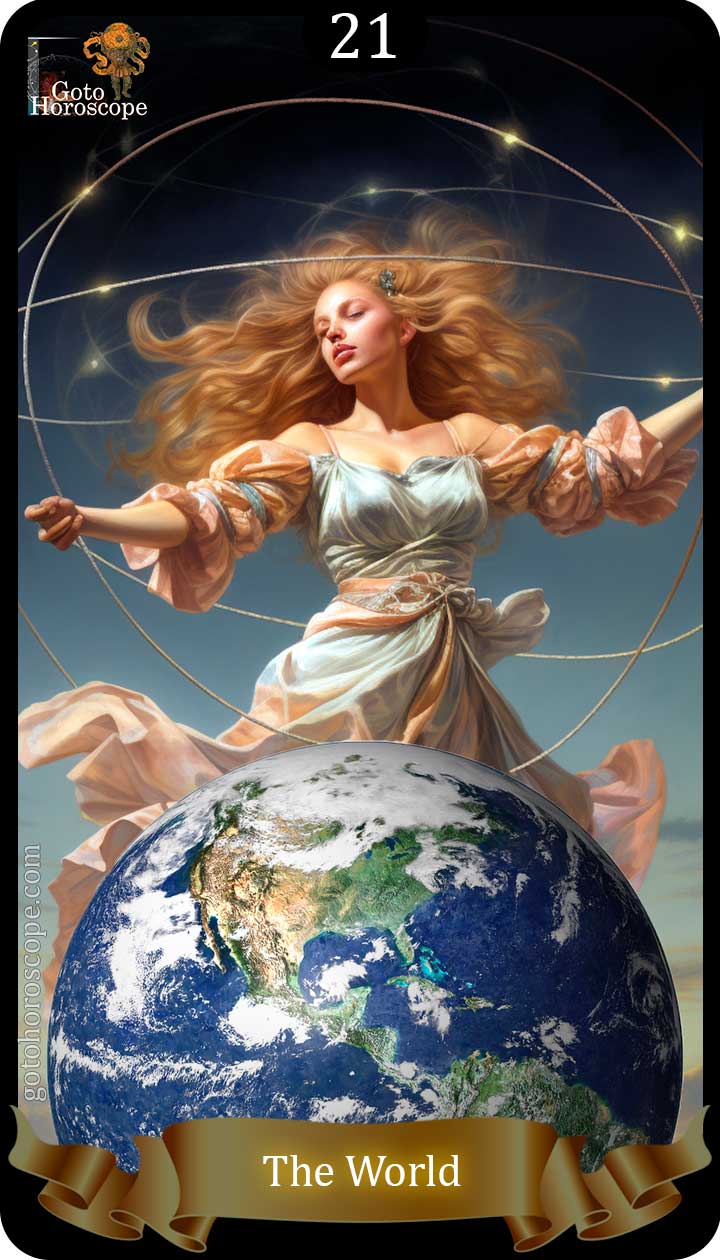 World GotoHoroscope Tarot Cards Deck