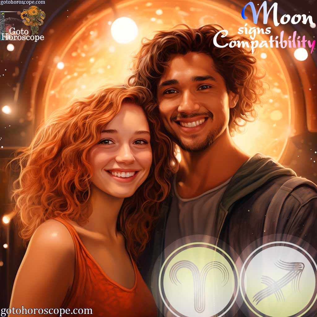 Aries Sagittarius Compatibility Horoscope Image