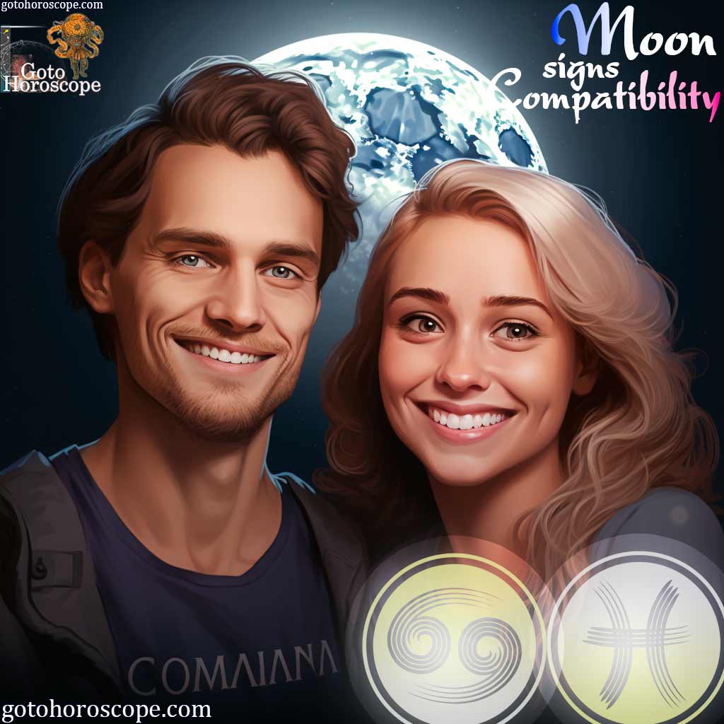 Cancer PIsces Compatibility Horoscope Image