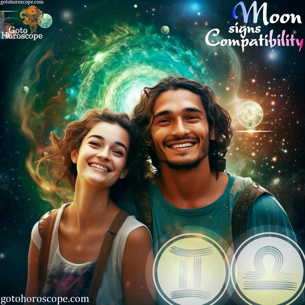 Gemini Libra Compatibility Horoscope Image
