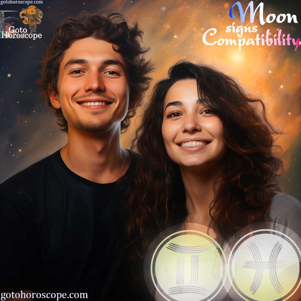 Gemini Pisces Compatibility Horoscope Image