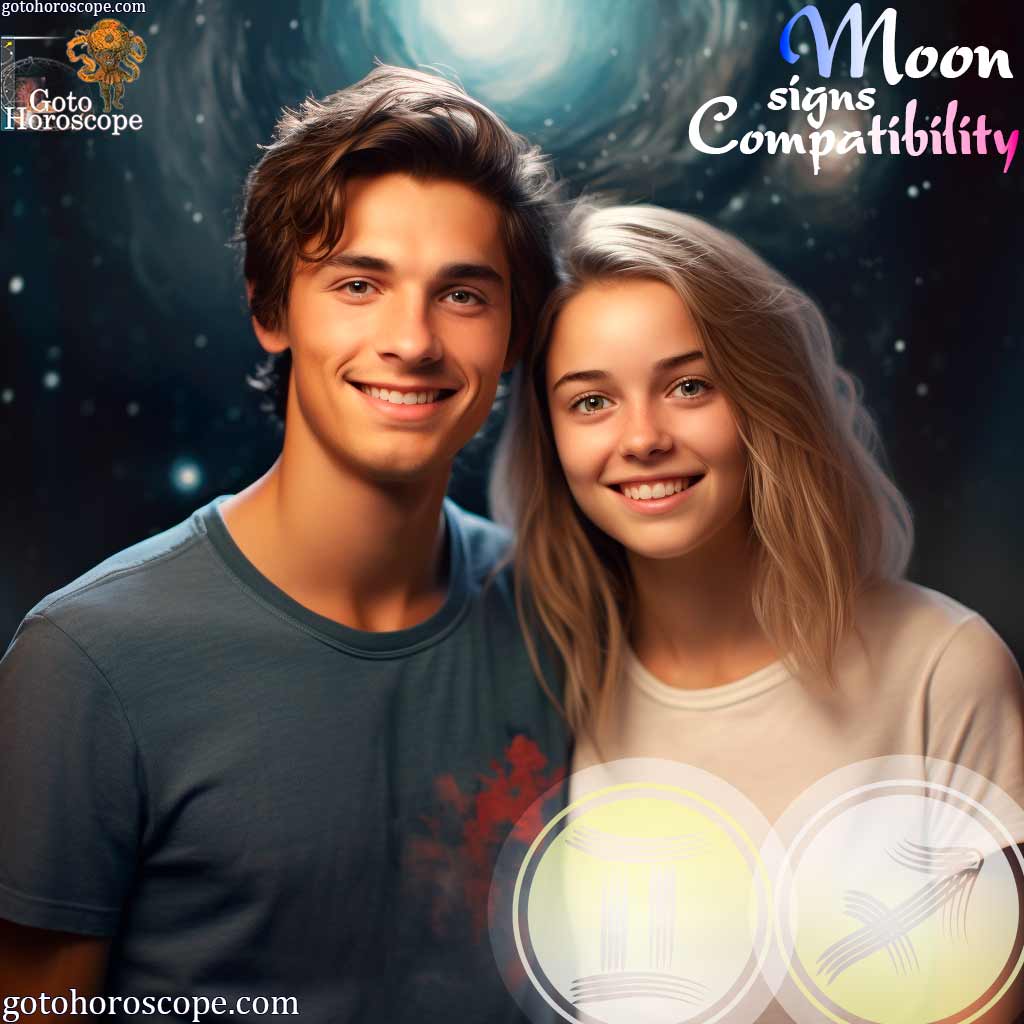 Gemini Sagittarius Compatibility Horoscope Image
