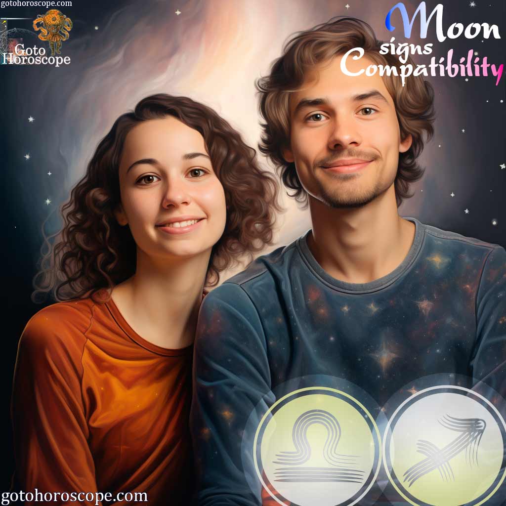 Libra Sagittarius Compatibility Horoscope Image