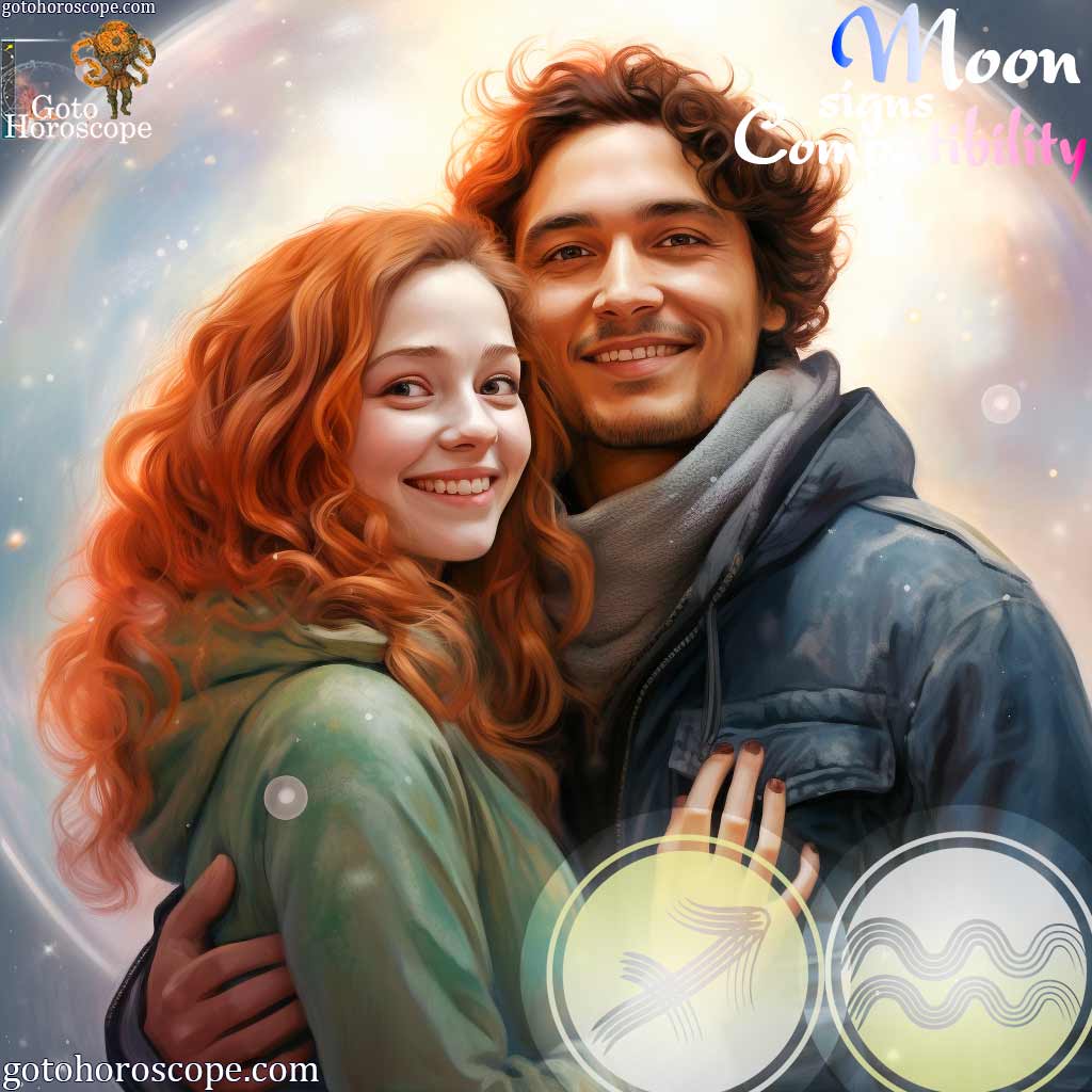 Sagittarius Aquarius Compatibility Horoscope Image