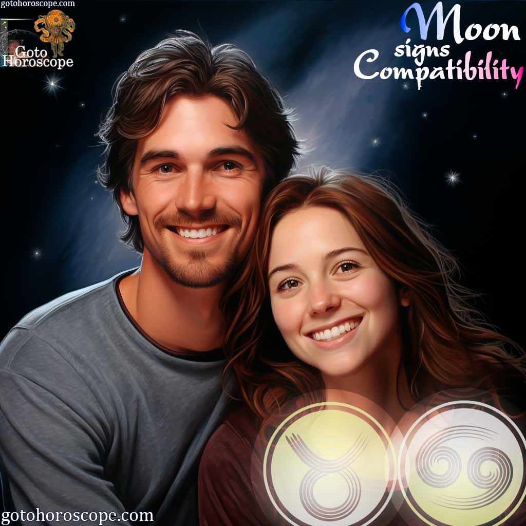 Taurus Cancer Compatibility Horoscope Image