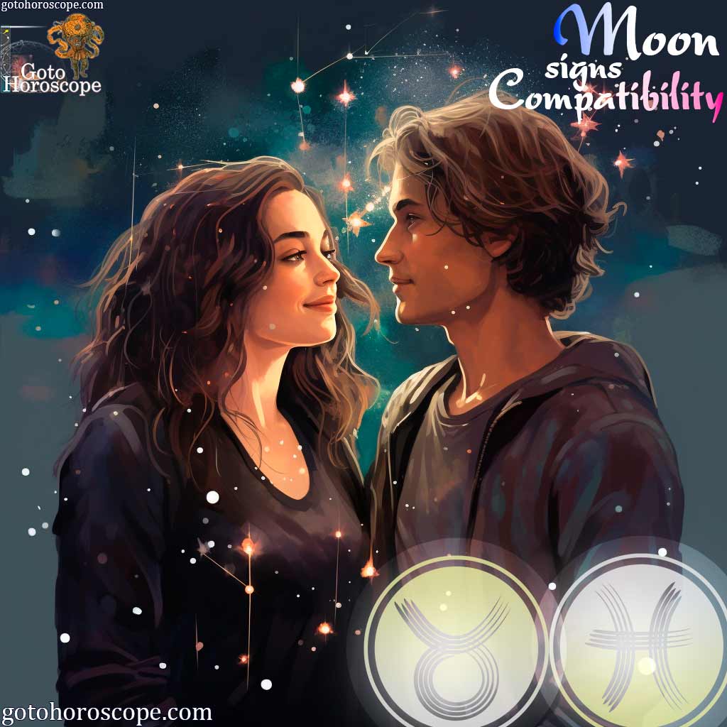 Taurus Pisces Compatibility Horoscope Image