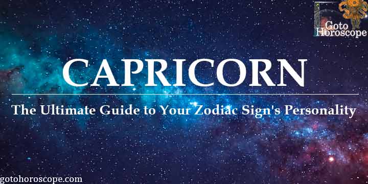 Capricorn Zodiac Sign's Personality